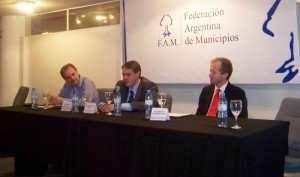 Golía en el Auditorio de la Federación Argentina de Municipios.