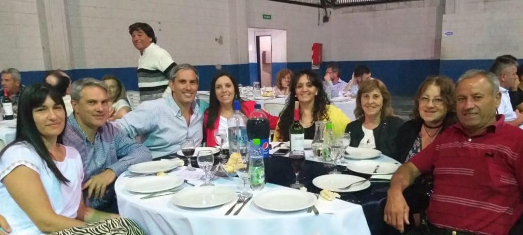 Golía en la cena anual del Club 9 de Julio