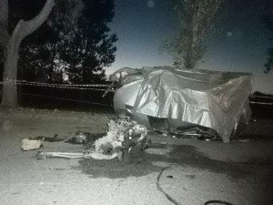 Imagen del accidente.