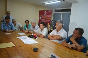 Barrientos en el Hospital del Carmen.