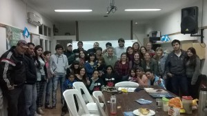 Barrientos con Jóvenes peronistas.