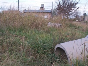 Imagen de una calle del Barrio San Antonio de la ciudad de Chacabuco.