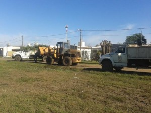 Operativo en el Barrio Los Pioneros.