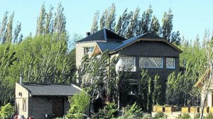 La casa que tiene la familia Kirchner en El Calafate.