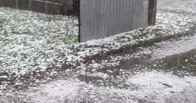 Imagen del granizo en Castilla