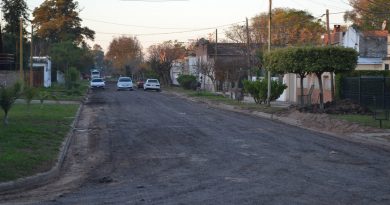 Vista de calle Moreno luego de haber sido reparada