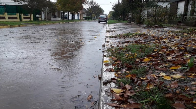 Registro de lluvia en Rawson